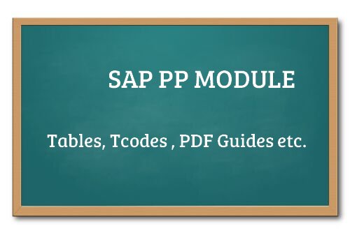 sap pp module