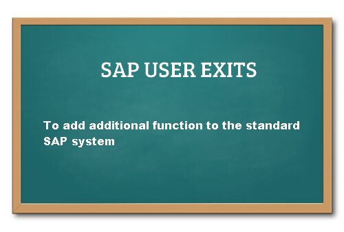 sap user exits