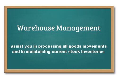 sap warehouse management