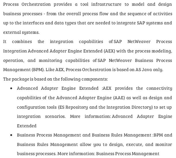 what is SAP Process Orchestration