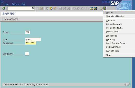 SAP GUI Family and types tutorial