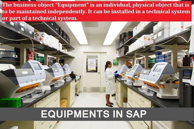 what is SAP equipments in PM