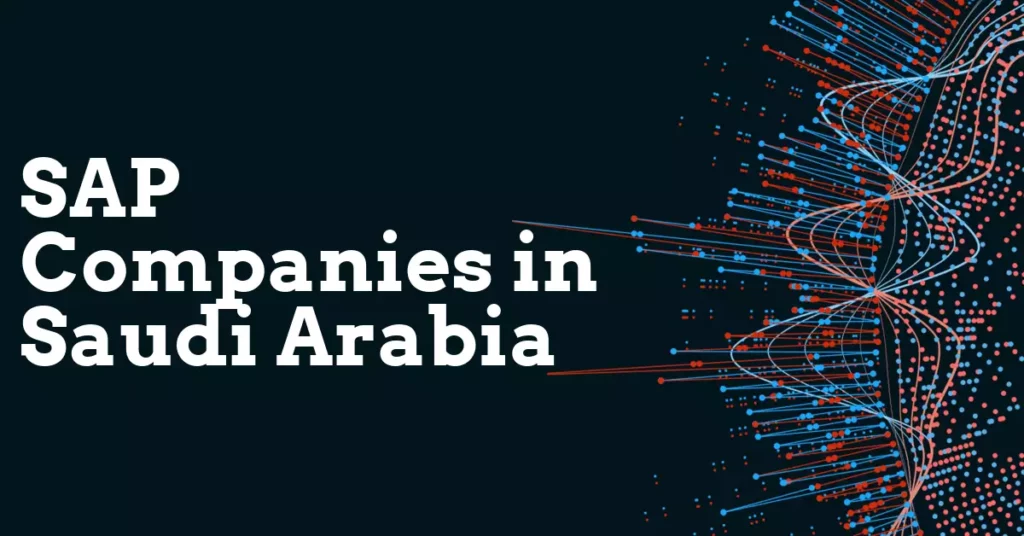 SAP companies in Saudi Arabia
