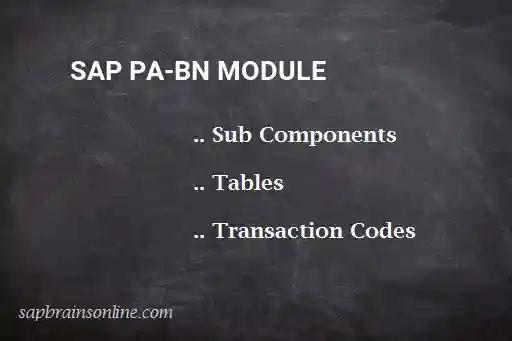 SAP PA-BN module