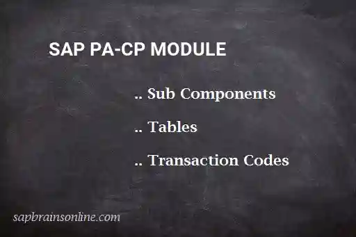 SAP PA-CP module