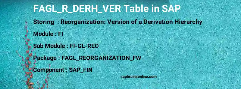 SAP FAGL_R_DERH_VER table