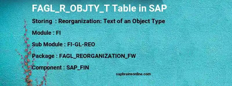 SAP FAGL_R_OBJTY_T table