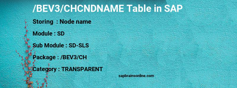 SAP /BEV3/CHCNDNAME table