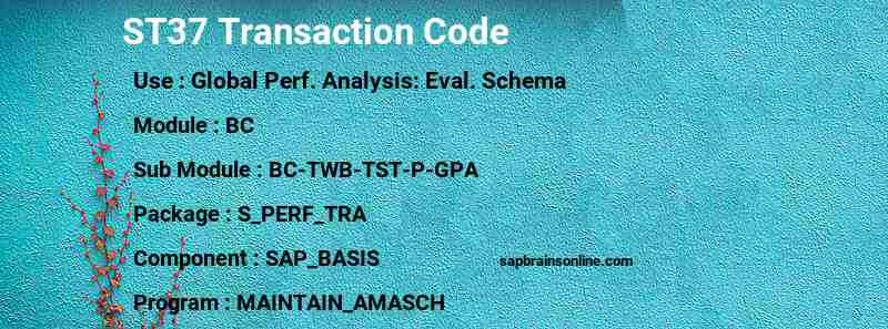 SAP ST37 transaction code