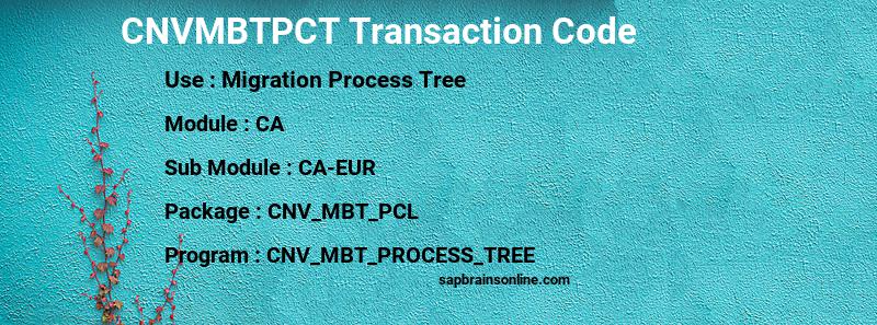 SAP CNVMBTPCT transaction code
