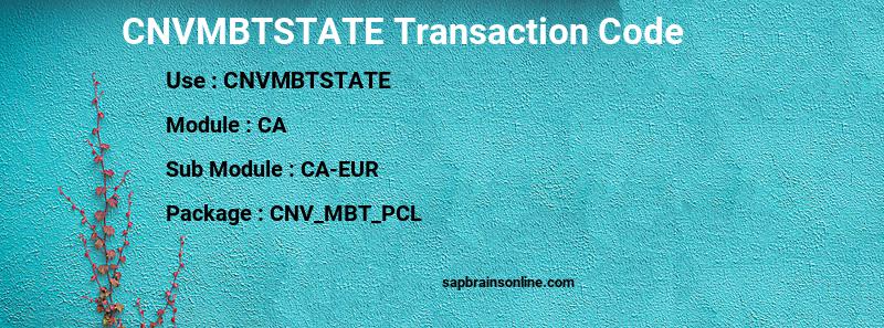 SAP CNVMBTSTATE transaction code