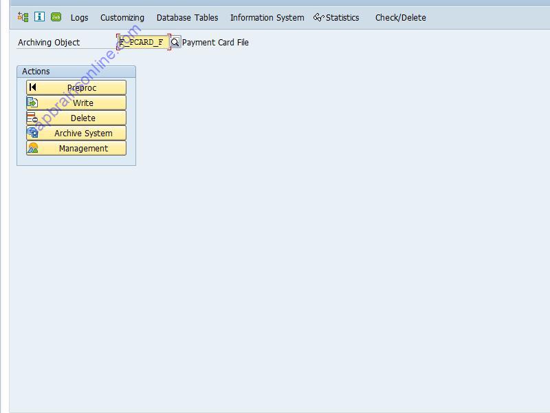 SAP CRAF tcode screenshot