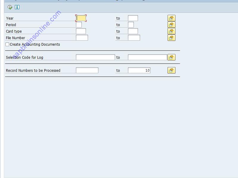 SAP CRF3 tcode screenshot