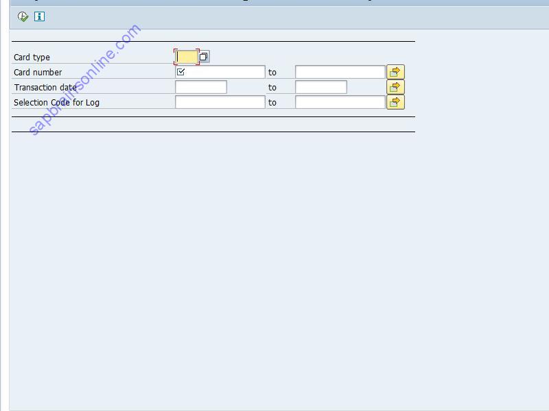 SAP CRF4 tcode screenshot