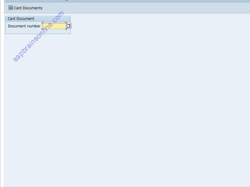 SAP CRK2 tcode screenshot