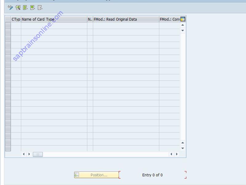 SAP CRO0 tcode screenshot
