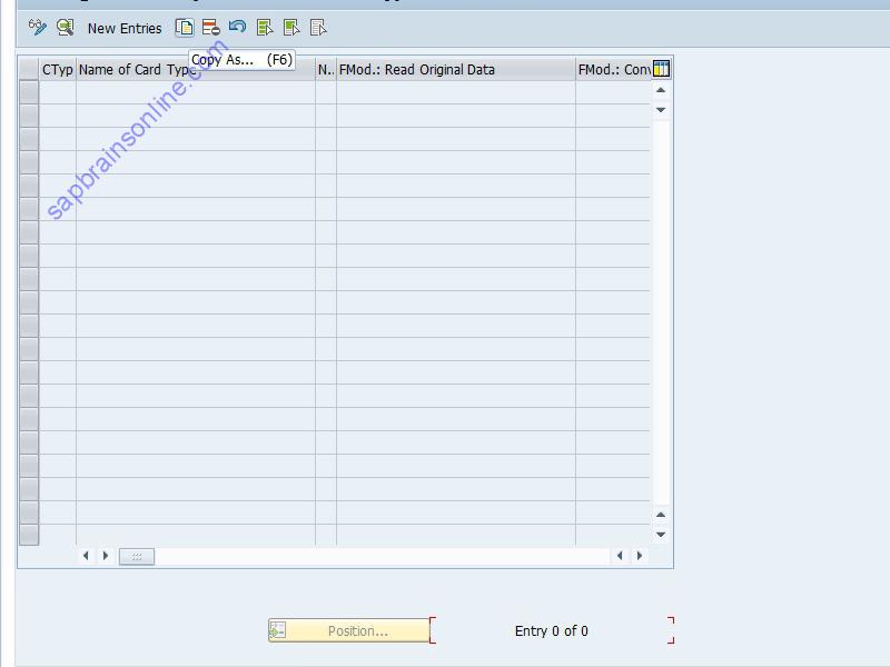 SAP CRO1 tcode screenshot