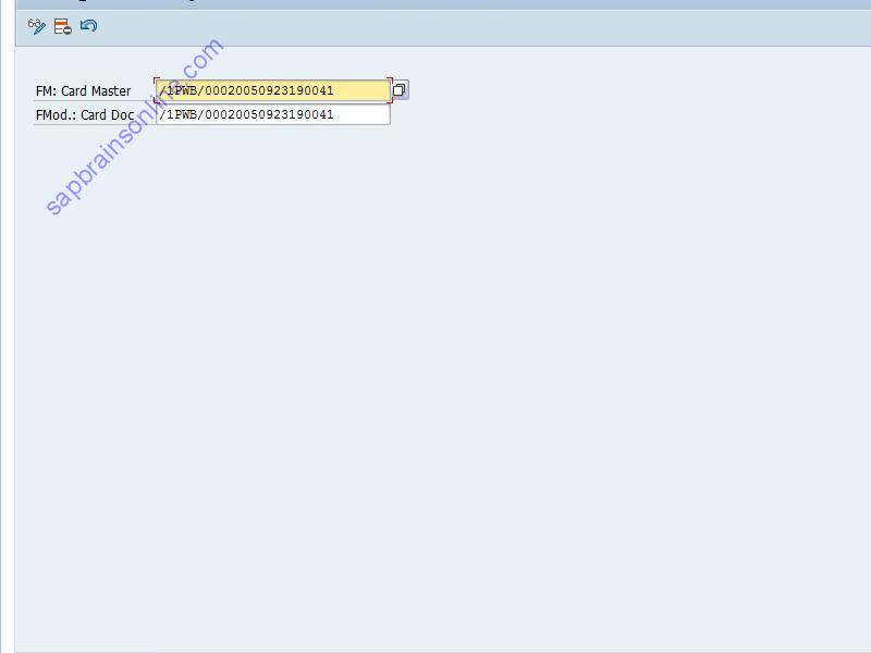 SAP CRO3 tcode screenshot