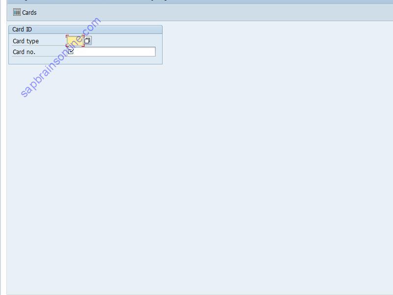 SAP CRS3 tcode screenshot