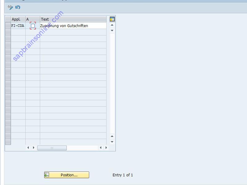 SAP FOAPCUST00 tcode screenshot