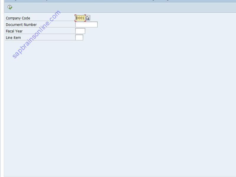 SAP F_DD_PRENOTIF_ITEM tcode screenshot