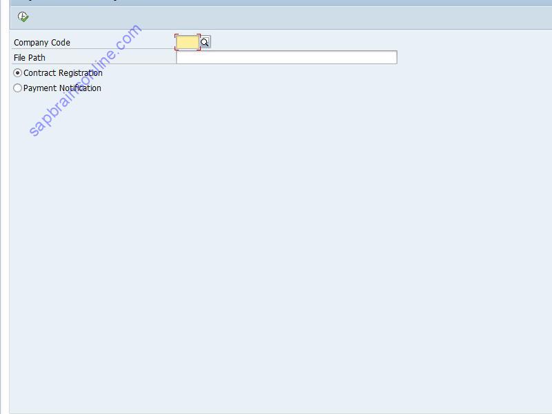 SAP IE_RCT_UPDATE tcode screenshot