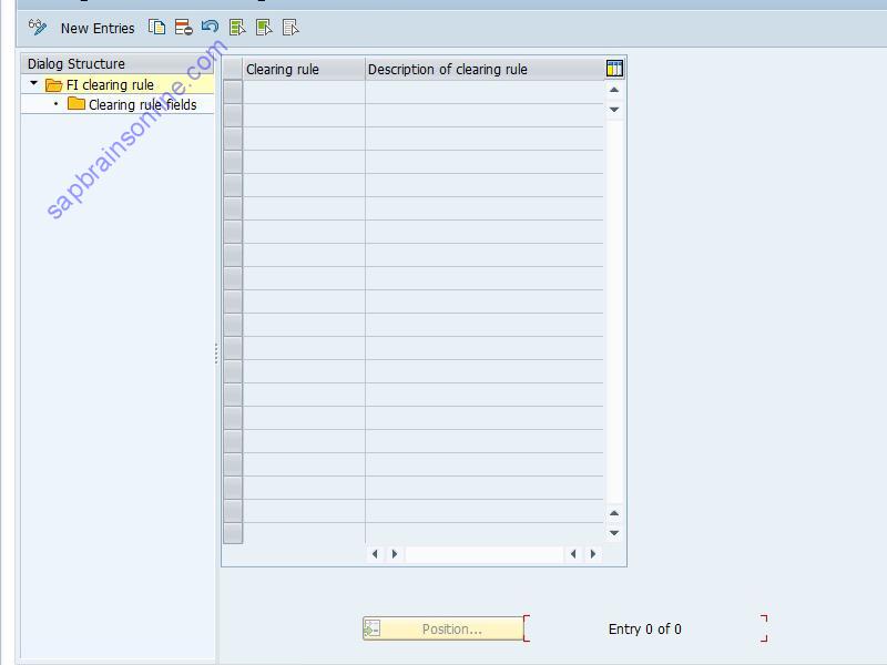 SAP OBIA tcode screenshot