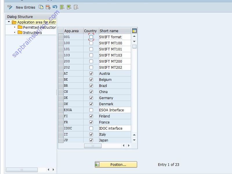 SAP OBW3 tcode screenshot