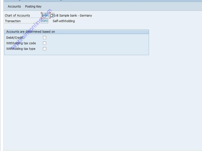SAP OBWS tcode screenshot