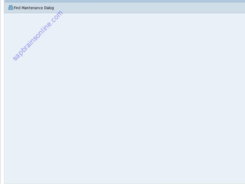 SAP WTOG tcode screenshot
