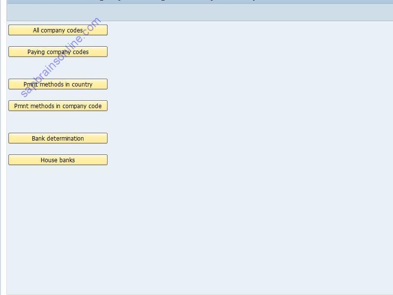 SAP F11CU tcode screenshot