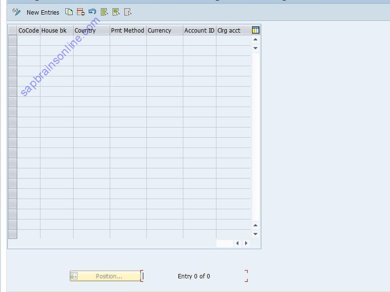 SAP F8BJ tcode screenshot