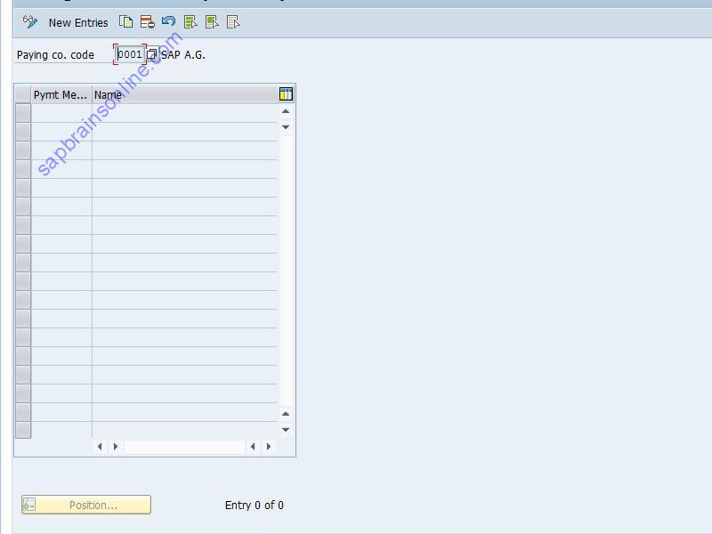 SAP F8BK tcode screenshot