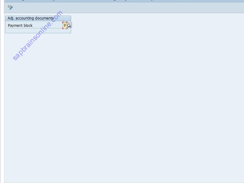 SAP F8BN tcode screenshot