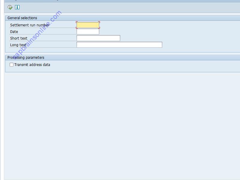 SAP FCC2 tcode screenshot