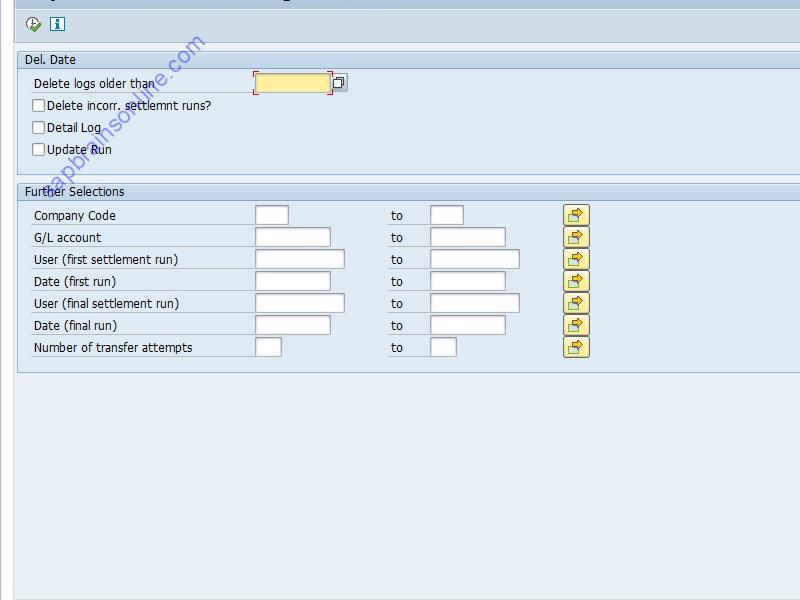 SAP FCC3 tcode screenshot