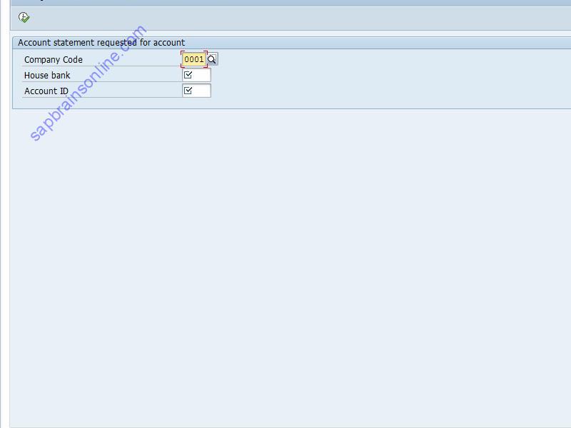 SAP FEBOAS tcode screenshot