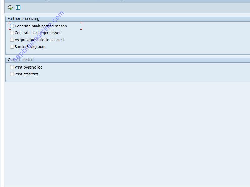 SAP FFB5 tcode screenshot