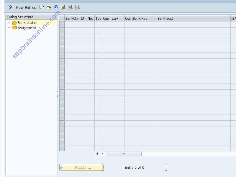 SAP FIBB tcode screenshot