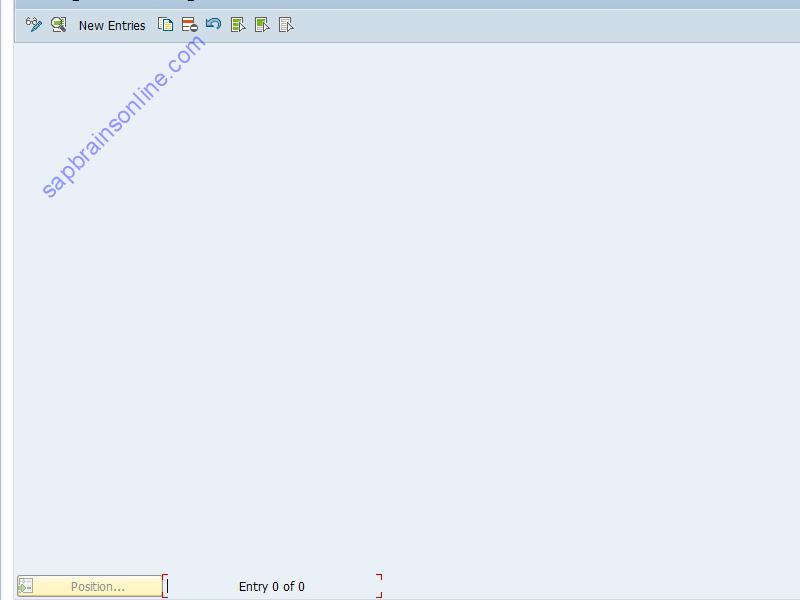 SAP FIBD tcode screenshot