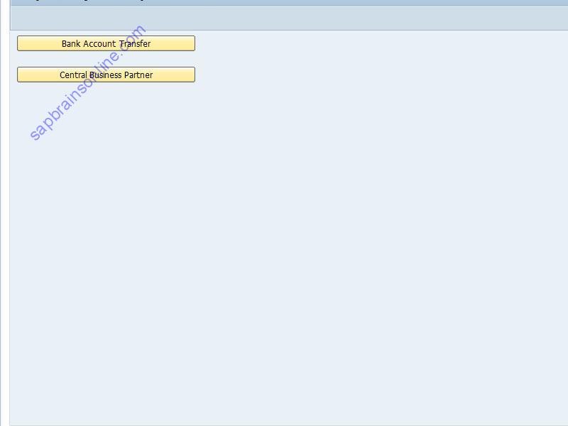 SAP FRFT tcode screenshot