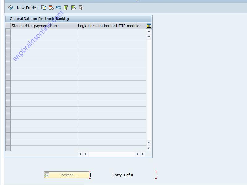 SAP OBEBGEN tcode screenshot