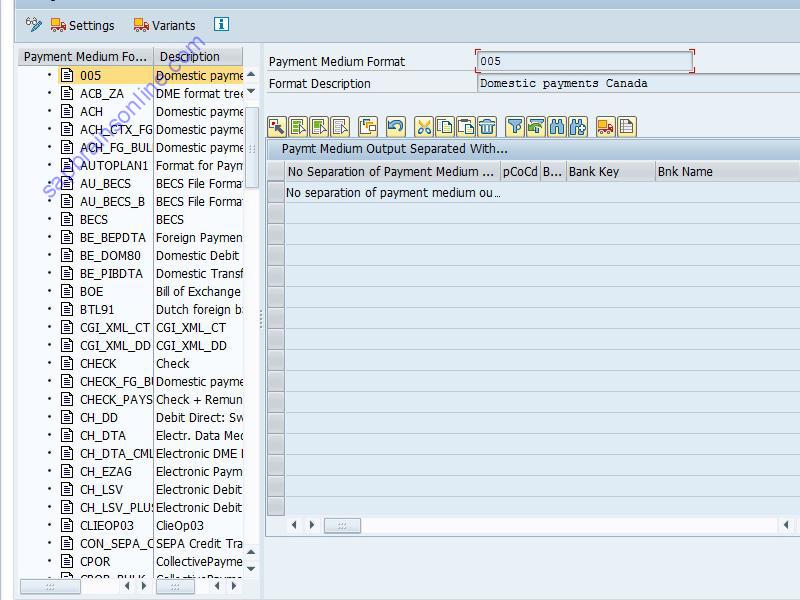 SAP OBPM4 tcode screenshot