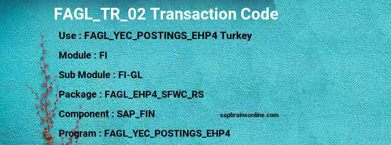 SAP FAGL_TR_02 transaction code