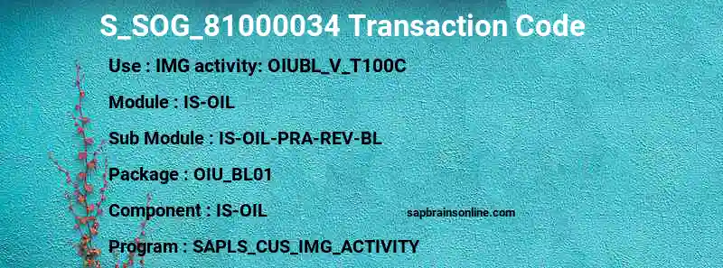 SAP S_SOG_81000034 transaction code