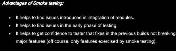 smoke-testing-advantages