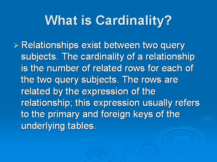 20_What is Cardinality