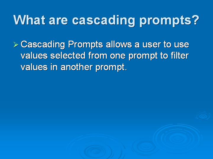 31_What are cascading prompts