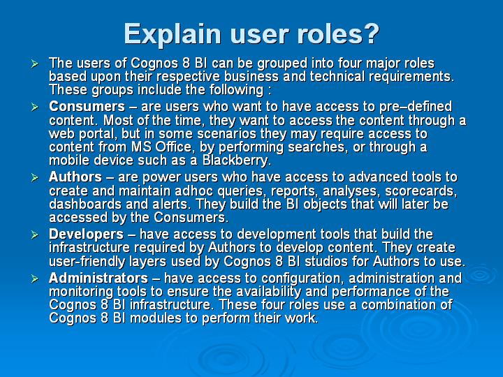 35_Explain user roles