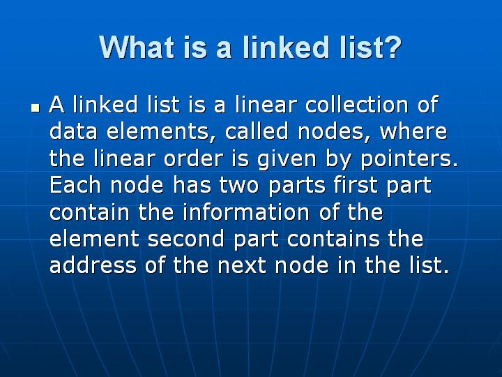 3_What is a linked list